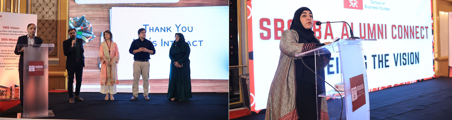 School of Business Studies organized SBS IBA Alumni Connect at Marriott Hotel Karachi