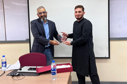 Unveiling the Digital Revolution with Mr. Faisal Mahmood as the guest speaker, organized by Dr. Azima Khan, Assistant Professor